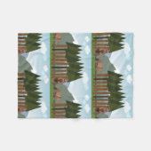 winter fleece deken (Voorkant (Horizontaal))