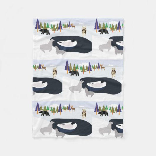 winter fleece deken (Voorkant)