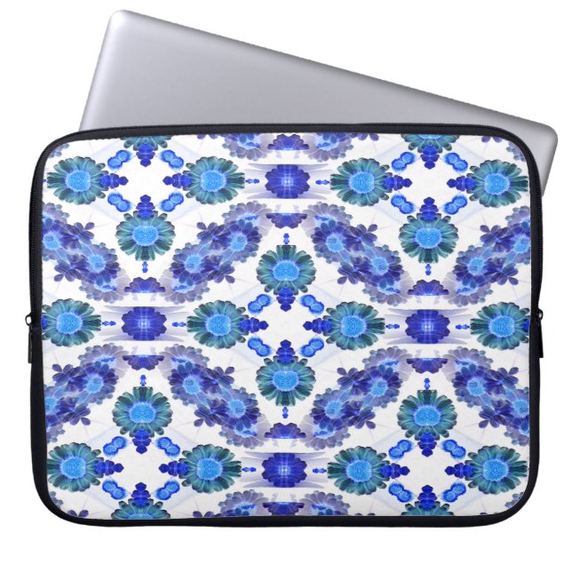Winter Fleurs... Laptop Sleeve (Voorkant)