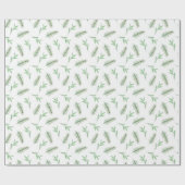 Winter Floral Cadeaupapier (Vlak)