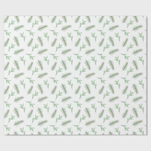 Winter Floral Cadeaupapier (Vlak)