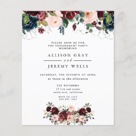 Winter Floral Engagement Party