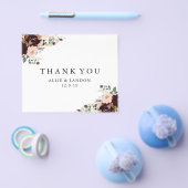 Winter Floral - Hartelijk dank | Begroting Flyer (Enkel)