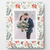 Winter Floral | Holiday-foto Fotoplaat (Voorkant)