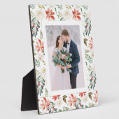 Winter Floral | Holiday-foto Fotoplaat (Zijkant)