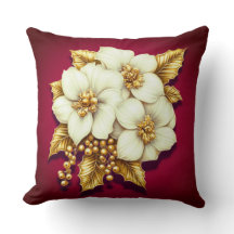 Winter Floral Jubileum Kussen