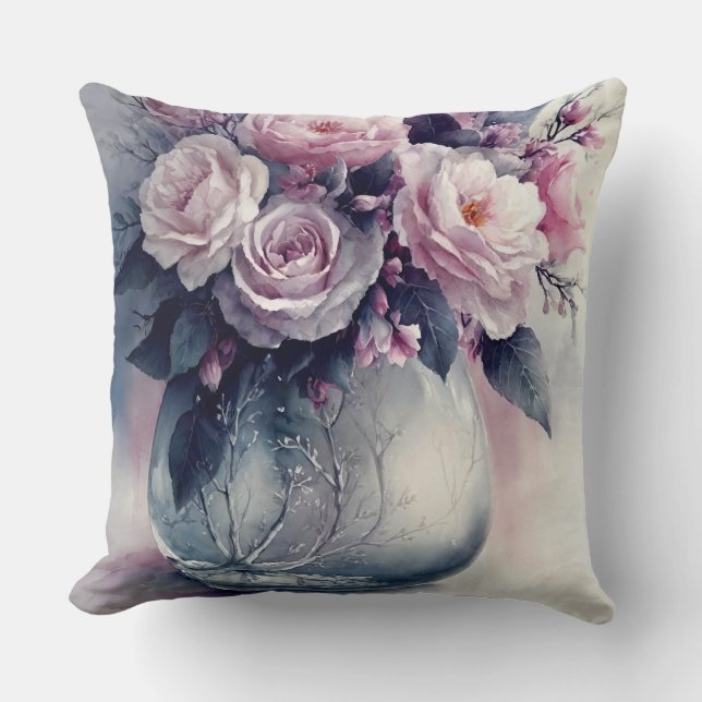 Winter Floral Kussen (Voorkant)