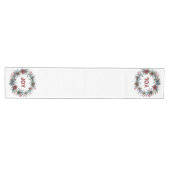 Winter Floral Pine Kegels Krans Medium Tafelloper (Horizontaal)