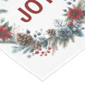 Winter Floral Pine Kegels Krans Medium Tafelloper (Hoek)