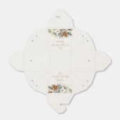 Winter Floral Pine Tree Vrijgezellenfeest Bedankdoosjes (Uitgevouwen)