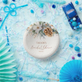 Winter Floral Pine Tree Vrijgezellenfeest Papieren Kommen (Feest)