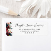 Winter Floral | Retouradreslabel Etiket (Insitu)