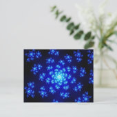 Winter Floral Sprinkles Briefkaart (Staand voorkant)