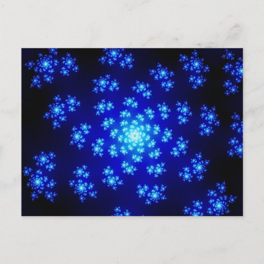 Winter Floral Sprinkles Briefkaart (Voorkant)