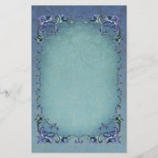 Winter Floral Stationery Briefpapier