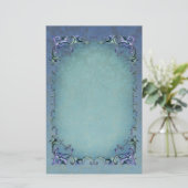 Winter Floral Stationery Briefpapier (Staand voorkant)