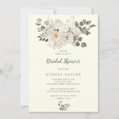 Winter Floral | Uitnodiging uit de Ivory Bridal-do (Voorkant)
