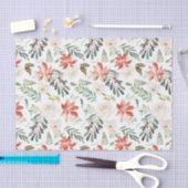 Winter Floral | Vakantie Tissuepapier (Craft)