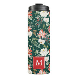 Winter Floral | Vakantiemonogram Thermosbeker