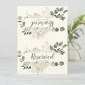 Winter Floral | Voorbehouden huwelijksband (Staand voorkant)