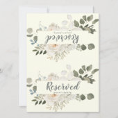 Winter Floral | Voorbehouden huwelijksband (Voorkant)