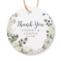 Winter Floral Weddenschap Dank je wel voor de tags