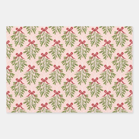Winter floral wrapping paper trio (Voorkant 2)