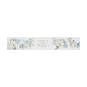 Winter Florals Cotswold Romantic Wedding Uitnodigingen Wikkel (Vlak)