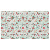 Winter Florest Dieren Kerstpatroon Tafelkleed (Voorkant (Horizontaal))