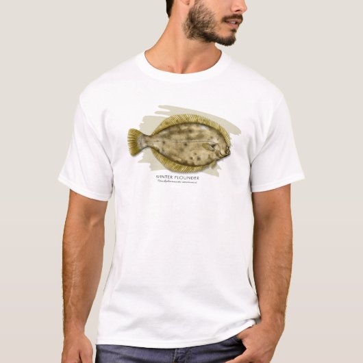 Winter Flounder T-shirt (Voorkant)