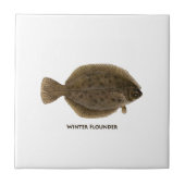 Winter Flounder Tegeltje (Voorkant)