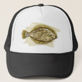 Winter Flounder Trucker Hat Trucker Pet (Voorkant)