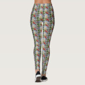 Winter Flowers & Holly Leggings (Achterkant)