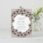 Winter Flowers Rehearings Kaart (Staand voorkant)