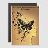 Winter fluistert: Groeten op vlindervleugels" (Voorkant / Achterkant)