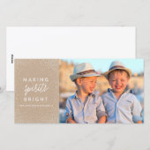 WINTER FLURRIES Kerstkaart (Voorkant / Achterkant)