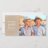 WINTER FLURRIES Kerstkaart (Voorkant)