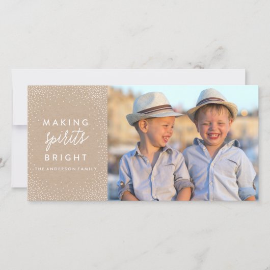 WINTER FLURRIES Kerstkaart (Voorkant)