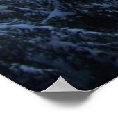 Winter Fog aan het rollen op het meer Poster (Hoek)