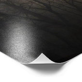 Winter Fog Sunrise Natuur Foto Afdruk (Hoek)