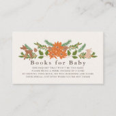 Winter Foliage Baby shower Boek Aanvraag Informatiekaartje (Voorkant)