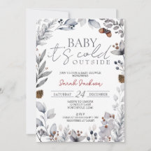 Winter Foliage, Baby shower, het is koud buiten