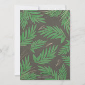 Winter Foliage Botanical Gold Multiple Photo Holid Feestdagenkaart (Achterkant)