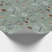 Winter Foliage Cadeaupapier (Hoek)