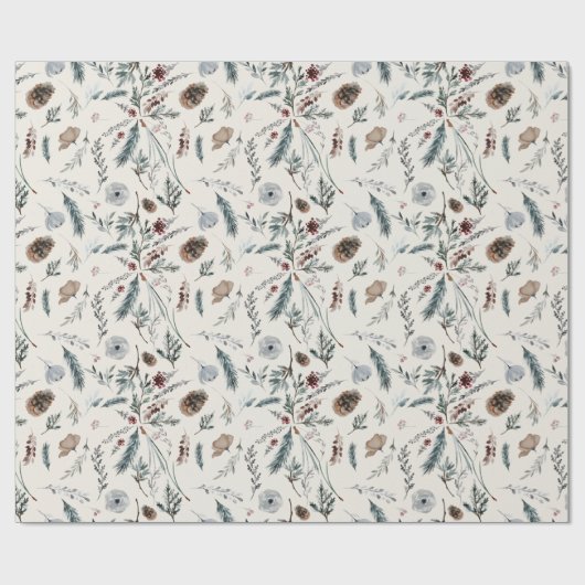 Winter Foliage Cadeaupapier (Vlak)