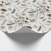 Winter Foliage Cadeaupapier (Hoek)