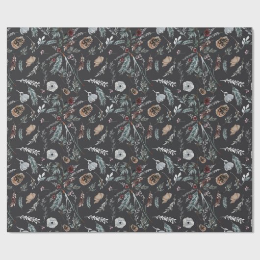 Winter Foliage Cadeaupapier (Vlak)
