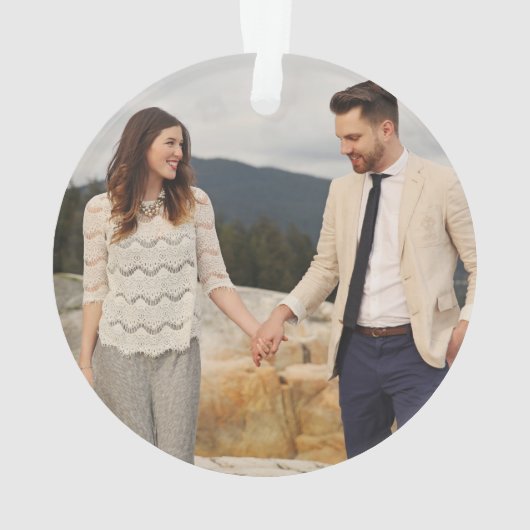 Winter Foliage Gold Ornament (achterkant)