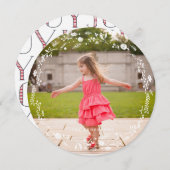 Winter Foliage Kerstvakantie Kaart (Voorkant / Achterkant)