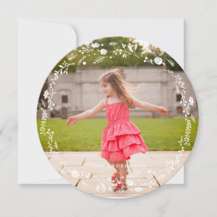 Winter Foliage Kerstvakantie Kaart